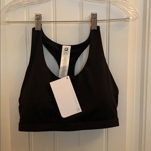 Fabletics Black Sports Bra NWT Size Small